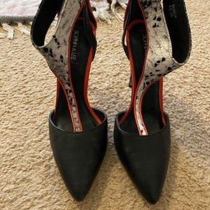 Snake Skin and Black Heels